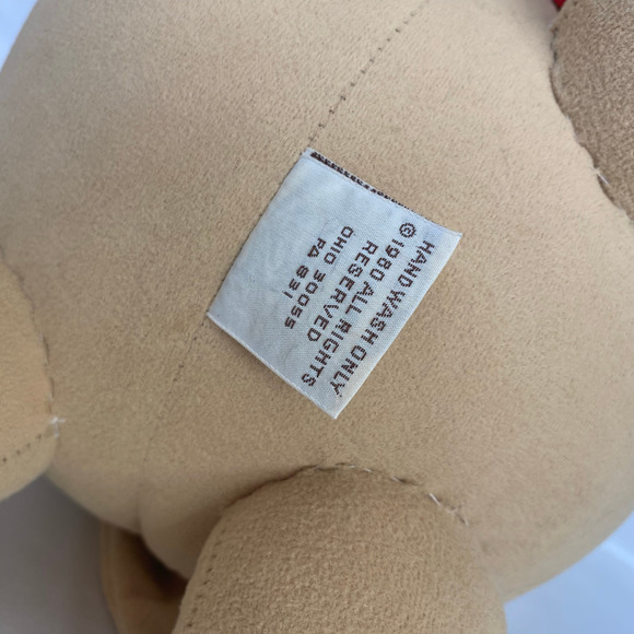 Rare Hugachum Christmas Reindeer Huggable Vintage Stuffed Doll Plush 1980s READ - Picture 8 of 8